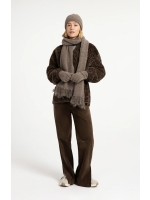 Yaya Kimono-wikkeljas van imitatieb 90814 Slate black brown