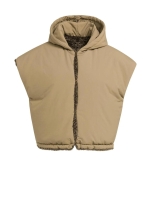 Yaya Omkeerbare bodywarmer van imit 90814 Slate black brown