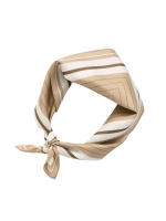 Yaya Bedrukte satijnen keperstof sj 613151 Cornstalk brown dessin