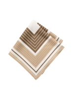 Yaya Bedrukte satijnen keperstof sj 613151 Cornstalk brown dessin