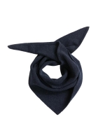 Yaya Gebreide driehoekige sjaal 938202 Cat black mel
