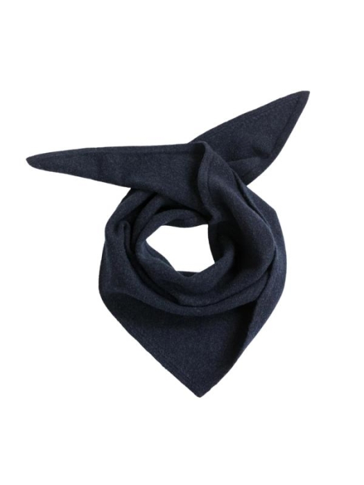 Yaya Gebreide driehoekige sjaal 938202 Cat black mel