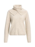 Yaya Cr?pe wikkelblouse 990902 Light beige mel