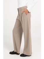Yaya geweven pantalon 990972 Beige mel