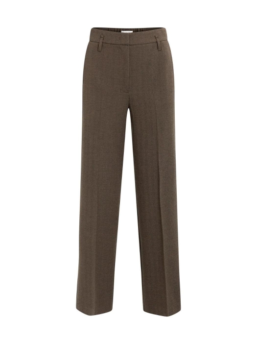 Yaya geweven pantalon 911191 Cocoa brown dessin