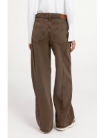 Yaya Lakimitatieleer 911191 Cocoa brown dessin