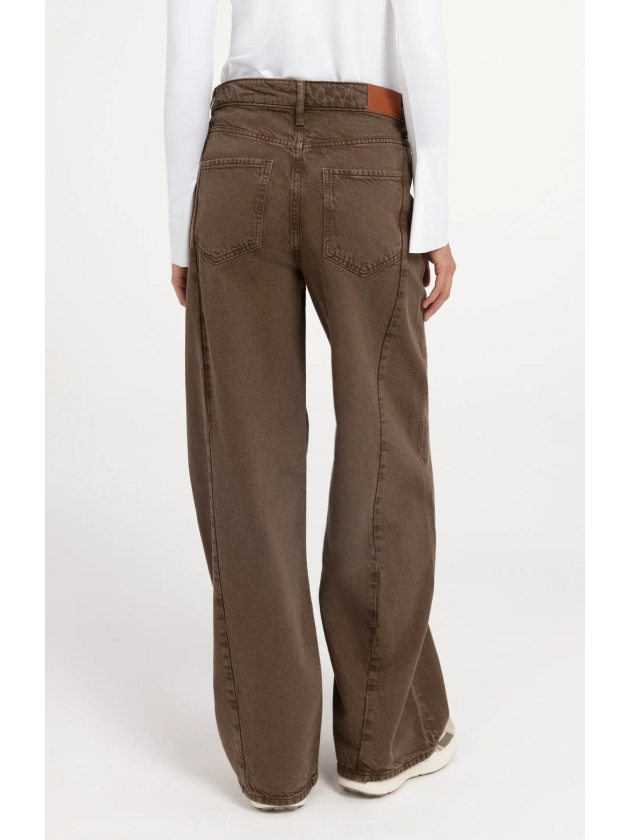 Yaya Lakimitatieleer 911191 Cocoa brown dessin