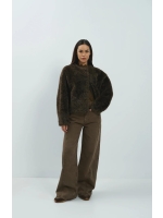 Yaya Lakimitatieleer 911191 Cocoa brown dessin