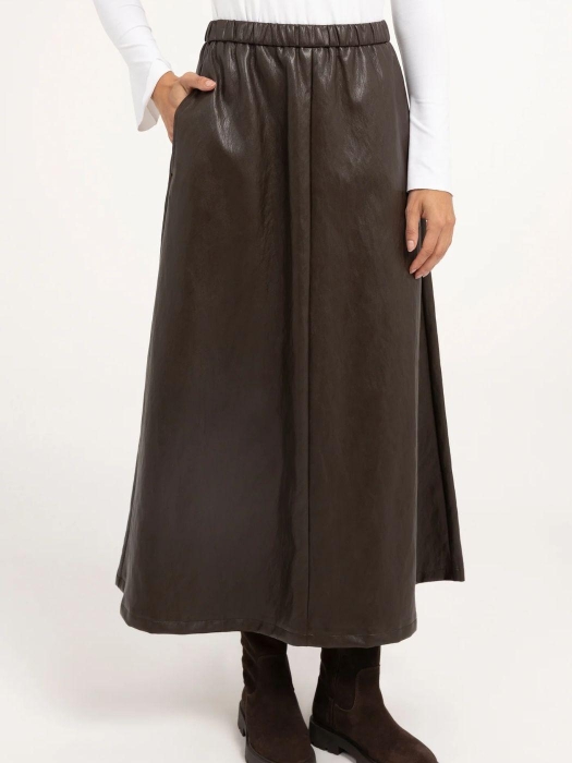 Yaya Midirok van immitatie leer 90840 Delicioso brown
