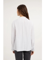 Yaya Kanten top met hoge halslijn 00000 Pure white