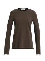 Yaya Top met lange mouwen en 90840 Delicioso brown