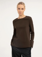 Yaya Top met lange mouwen en 90840 Delicioso brown