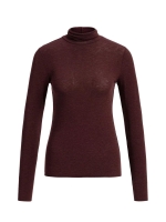 Yaya Jersey coltop 913172 Bitter chocolate red mel
