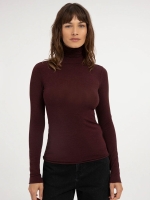Yaya Jersey coltop 913172 Bitter chocolate red mel