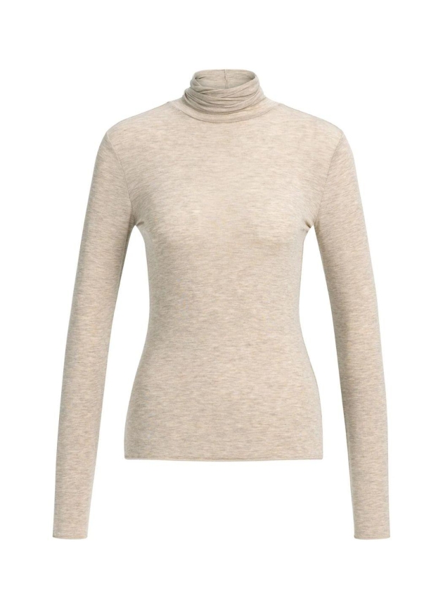 Yaya Jersey coltop 990972 Beige mel