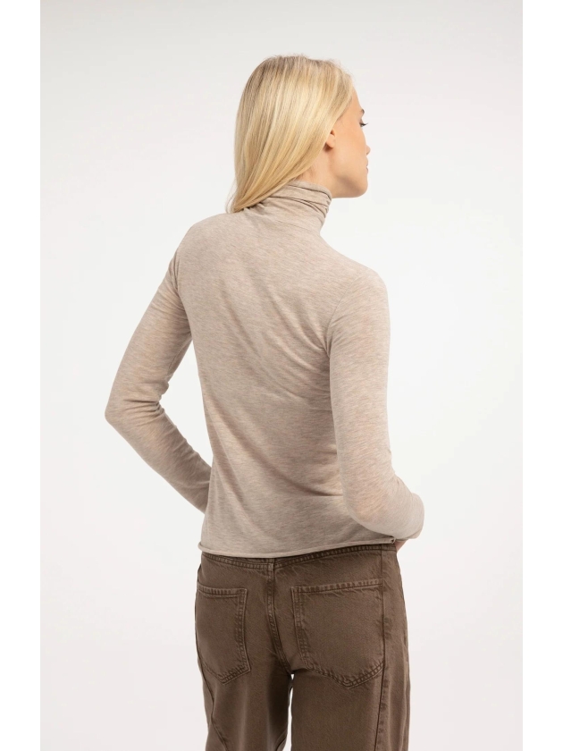 Yaya Jersey coltop 990972 Beige mel
