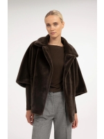 Yaya Oversized jas imitatiebont 90840 Delicioso brown