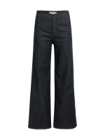 Yaya Hoge taille denim broek - L32 99037 Black denim