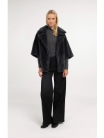 Yaya Hoge taille denim broek - L32 99037 Black denim