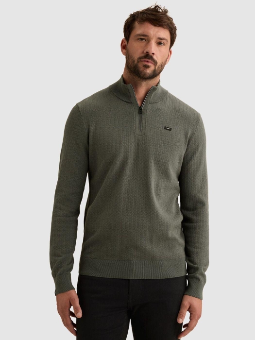 Vanguard Half zip collar gentleman's deal c 6026 Urban chic