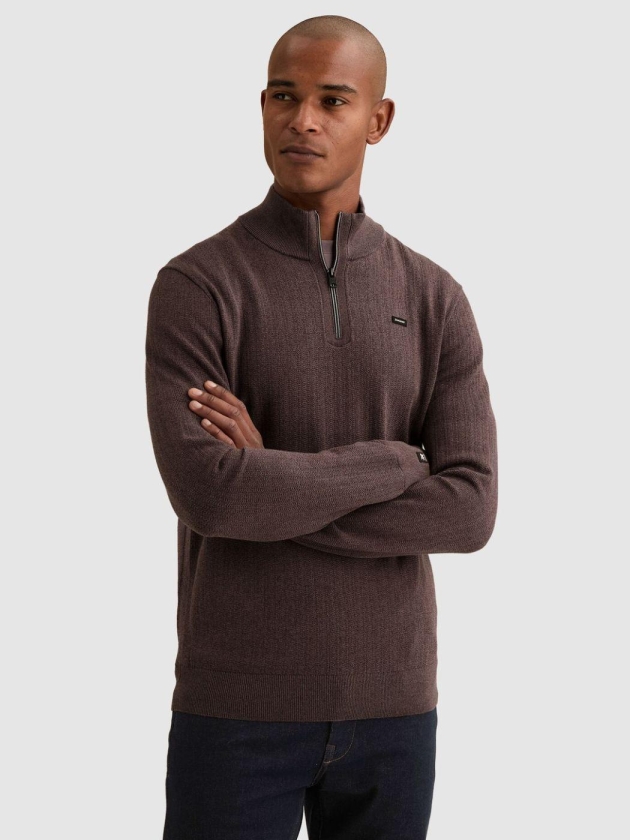 Vanguard Half zip collar gentleman's deal c 4323 Moonscape