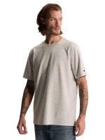 Cast Iron Short sleeve r-neck regular fit in 9024 Lunar rock