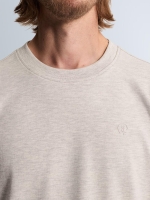 Cast Iron Short sleeve r-neck regular fit in 9024 Lunar rock