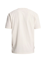 Cast Iron Short sleeve r-neck relaxed fit pe 7555 White down