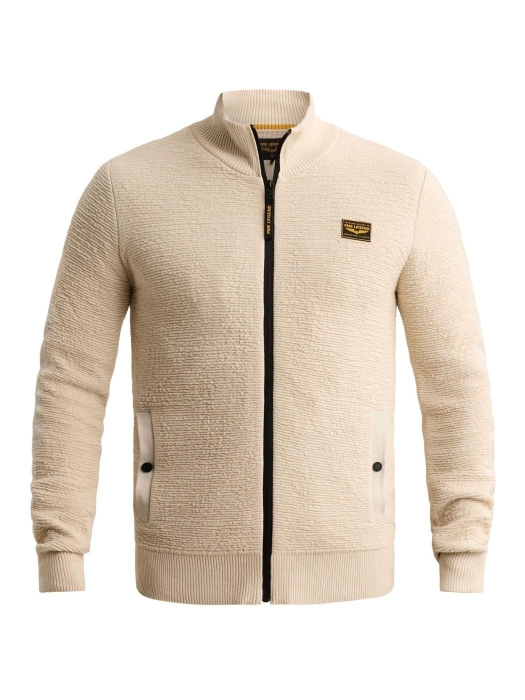 PME Legend Zip jacket texture yarn 7013 Bone white