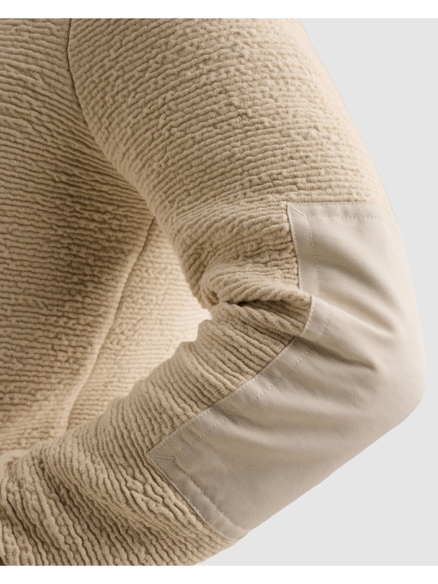 PME Legend Zip jacket texture yarn 7013 Bone white
