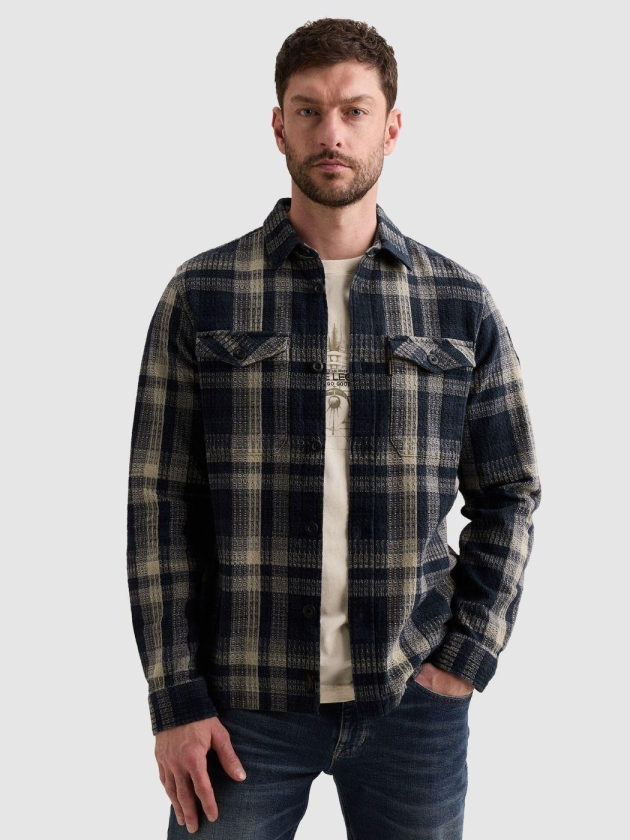 PME Legend Long sleeve shirt Yarn Dyed Check 5281 Salute