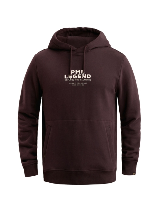 PME Legend Hooded dry peached semi brushed 4357 Dark aubergine