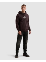 PME Legend Hooded dry peached semi brushed 4357 Dark aubergine