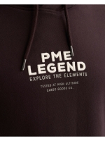 PME Legend Hooded dry peached semi brushed 4357 Dark aubergine