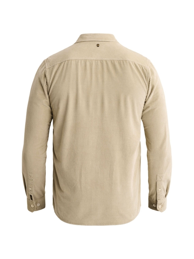 PME Legend Long sleeve shirt Dobby Corduroy 6412 Abbey stone