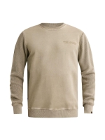PME Legend Crewneck sweat knit combination 6412 Abbey stone