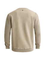 PME Legend Crewneck sweat knit combination 6412 Abbey stone
