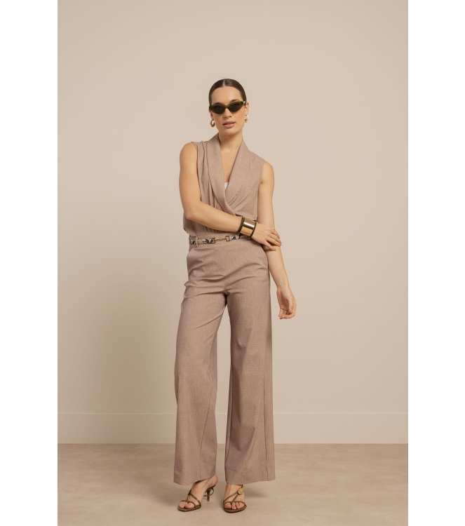 Studio Anneloes Lexie linen look trousers 2200 latte