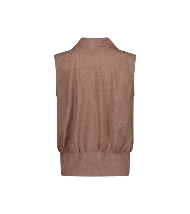 Studio Anneloes Hanne linen look wrap top 2200 latte