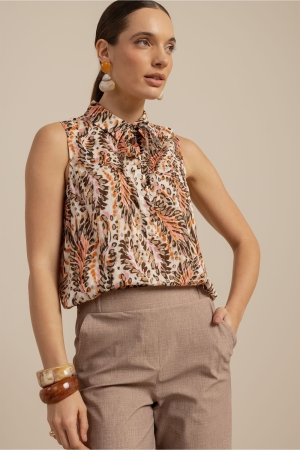 Studio Anneloes Kimmy feather blouse 9997 multi color