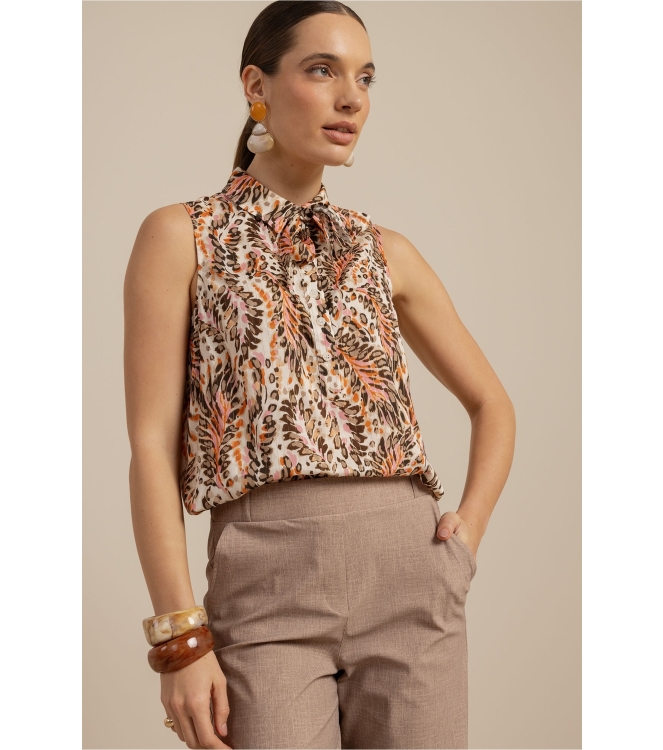 Studio Anneloes Kimmy feather blouse 9997 multi color