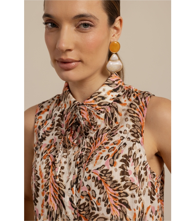 Studio Anneloes Kimmy feather blouse 9997 multi color