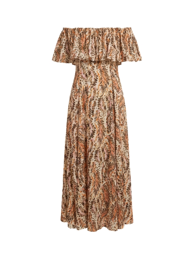 Studio Anneloes Froukje feather dress 9997 multi color