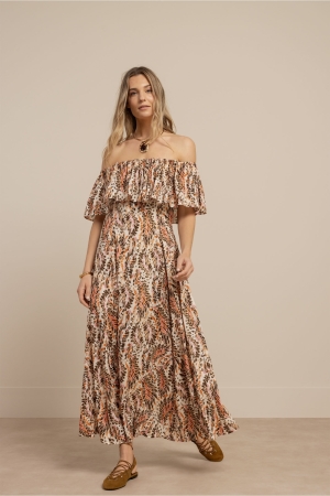 Studio Anneloes Froukje feather dress 9997 multi color