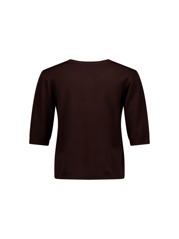 Studio Anneloes Jerry sl cardigan 8700 espresso