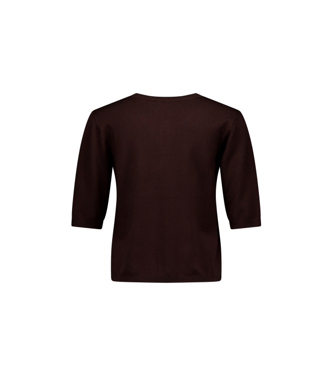 Studio Anneloes Jerry sl cardigan 8700 espresso