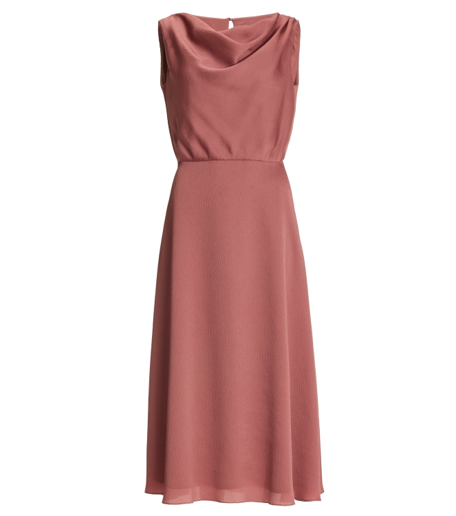 Swing Cocktailkleid aus Satin mit Wasserf 767 Blush rose
