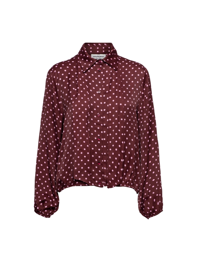 Co Woman ALISHA POLKA 65085 lb-burgundy multi