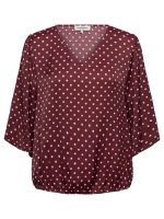 Co Woman ASTER POLKA 65085 lb-burgundy multi