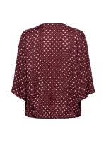 Co Woman ASTER POLKA 65085 lb-burgundy multi